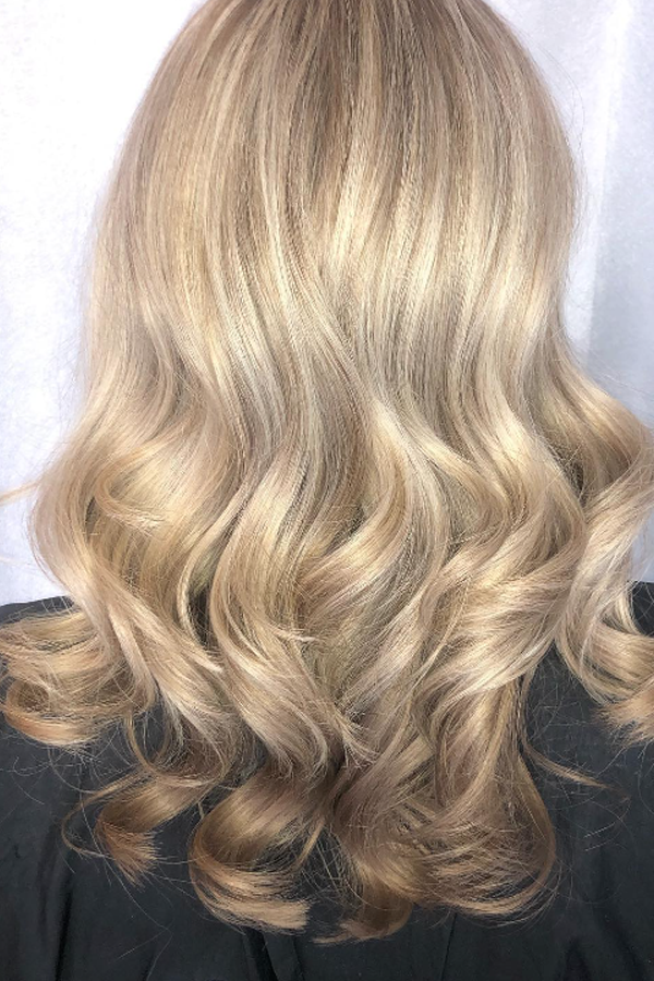 Coloured hair by the Platinum salon, Southport